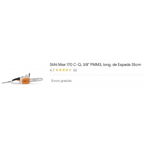 Opiniones Stihl MSE 170
