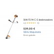 Opiniones desbrozadora Stihl FS 94