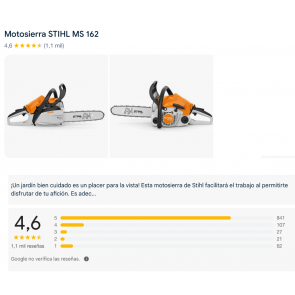 Opiniones Stihl MS 162