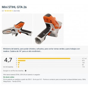 Opiniones Stihl GTA 26