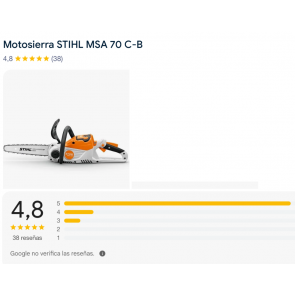 Opiniones Stihl MSA 70