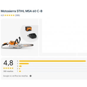 Opiniones Stihl MSA 60