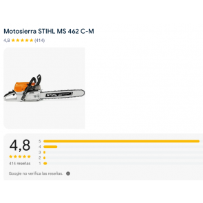 Opiniones Stihl MS 462 C-M