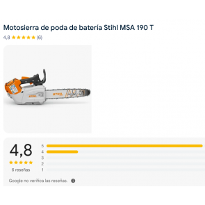 Opiniones Stihl MSA 190 T
