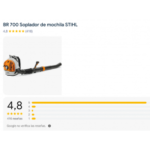 Opiniones Stihl BR 700