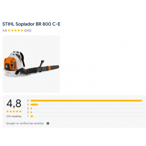 Opiniones Stihl BR 800